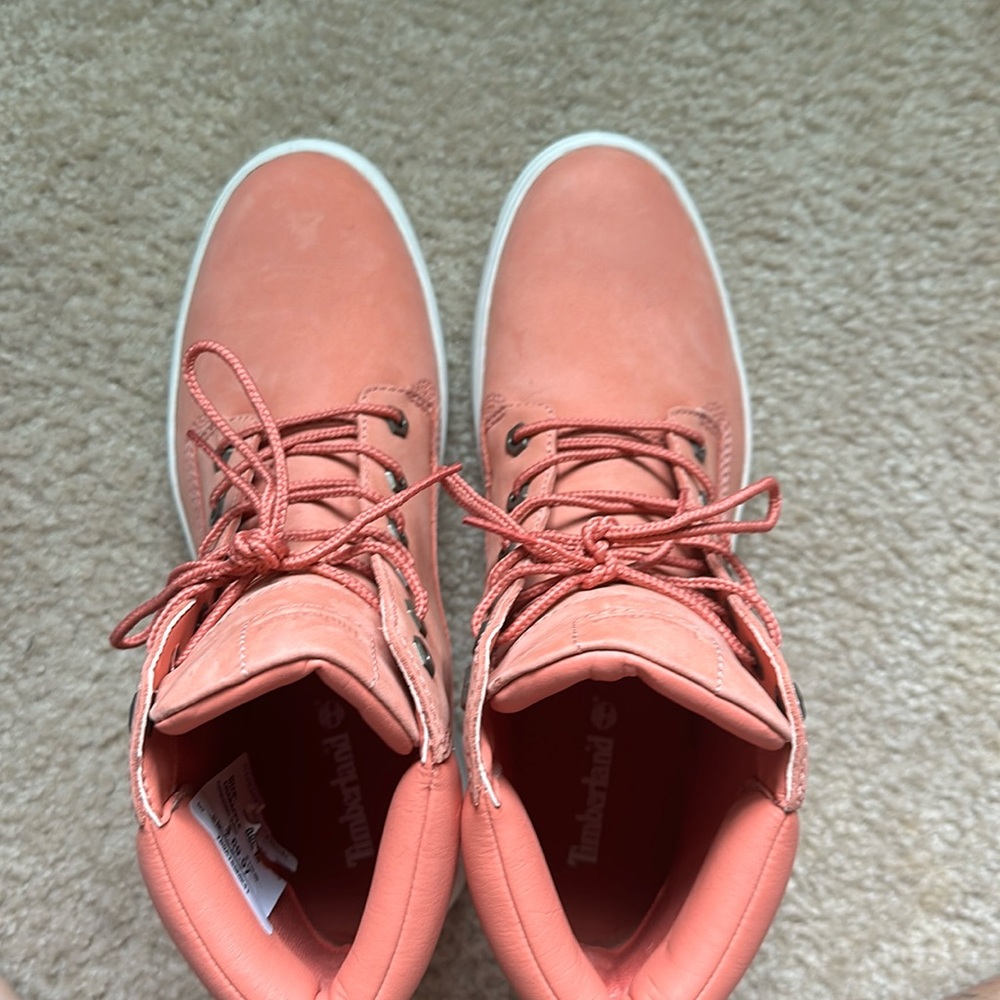 Pink womens timberlands